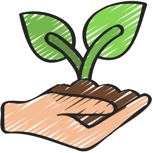 Career growth plant illustration